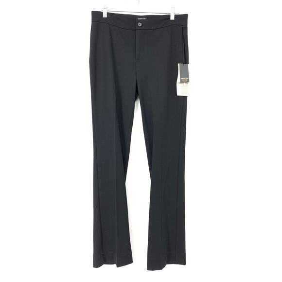 NYDJ Women's Size 8 Curve 360 Slim Fit Trouser Pants Black NWT